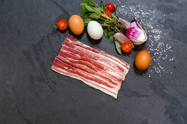 Berkshire Pork Dry Cured Streaky Bacon